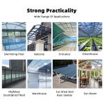 UV Extruded Polycarbonate Sheet 6mm 8mm 10mm Cellular Polycarbonate Panels