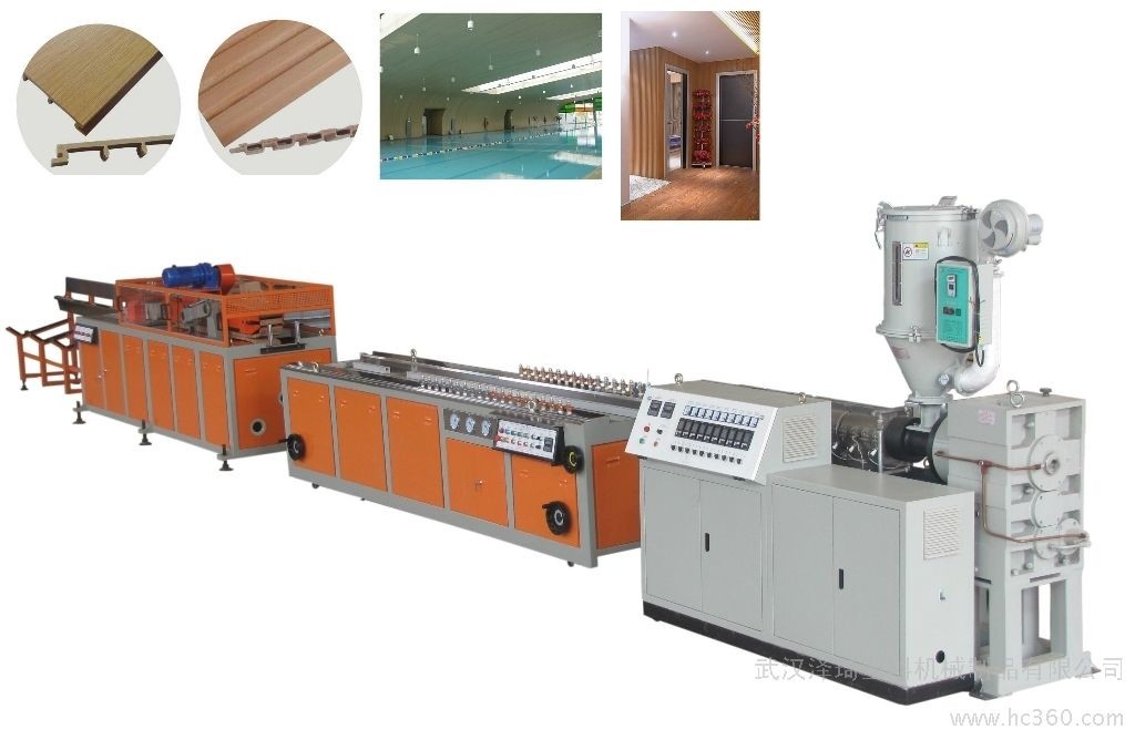 Buy cheap Popular Easy Operated WPC Profile Extrusion Line Low Energy Consumption product