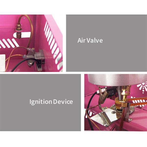 Elegant Snack Food Processing Equipment , Gas Automatic Cotton Candy Fairy Floss Machine