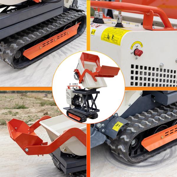 Oem Construction Site Mini Tracked Dumper Auto With Ce Certificate
