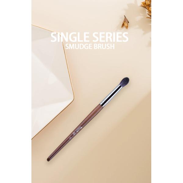 TOUCH UP 11 Professional Fingertip Smudge Single Nature Hair Wood Handle Eyeshadow Blending Brushes