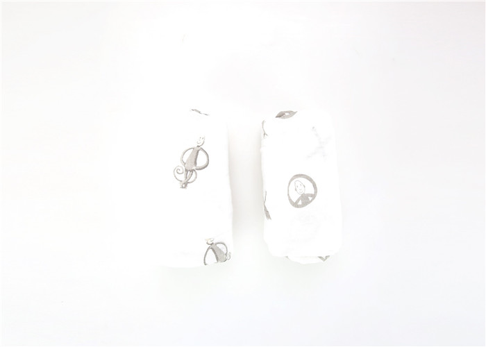 100% Organic Cotton Swaddle Wraps Muslin Receiving Blankets Fluffy And Soft