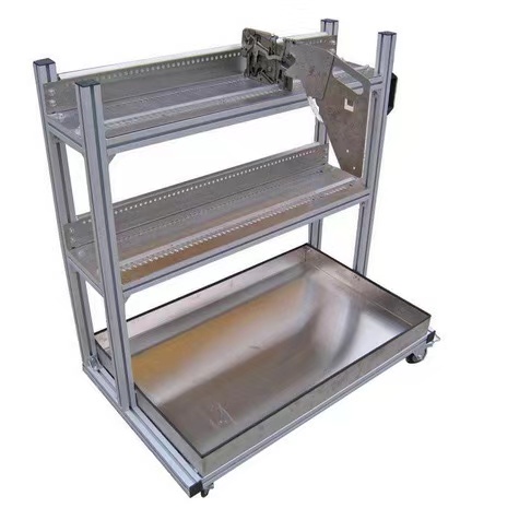 Aluminum Alloy Material SMT Feeder Cart 2 Layers CE Approved