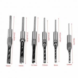 Buy cheap HSS Square Hole Wood Drill Bits Woodworkers Chisel Tool Set ISO Approval product