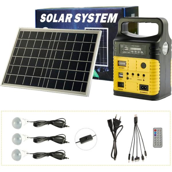 Solar Charging 30W Solar System Home Solar Panel System Roof Mounting Solar Energy Systems