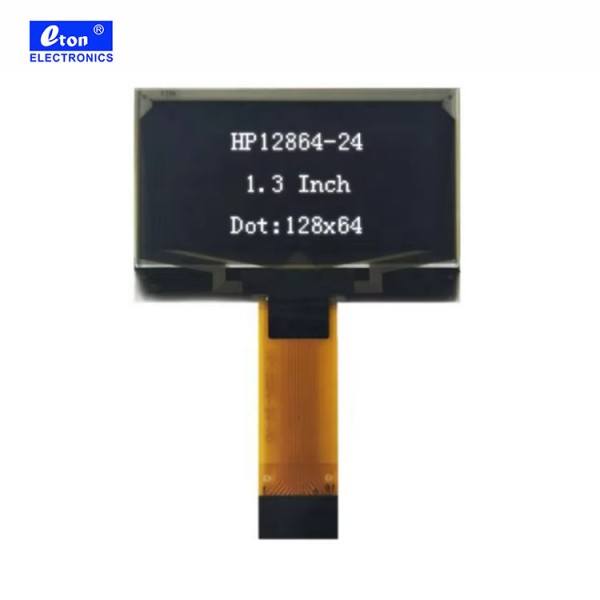 1.3 Inch OLED Display Screen 128x64 E-Paper Module with Monochrome SPI for Screen Size