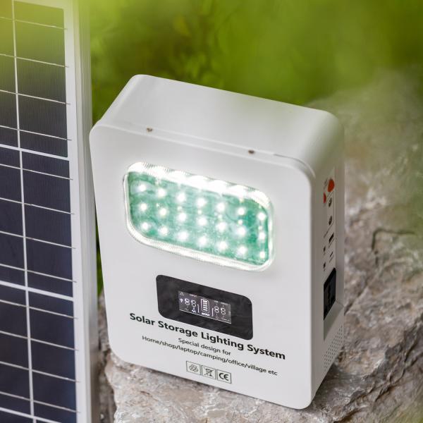 High-Efficiency Portable Solar Generating Systems White 16V 25AH Battery
