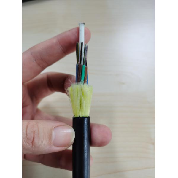 high voltage ADSS 100m Span Double Sheath Cable Single Jacket
