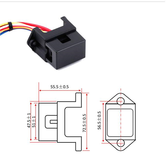 2 Input 6 Output Car Blade Fuse Blocks ATO Inline 12V Fuse Holder With Wire