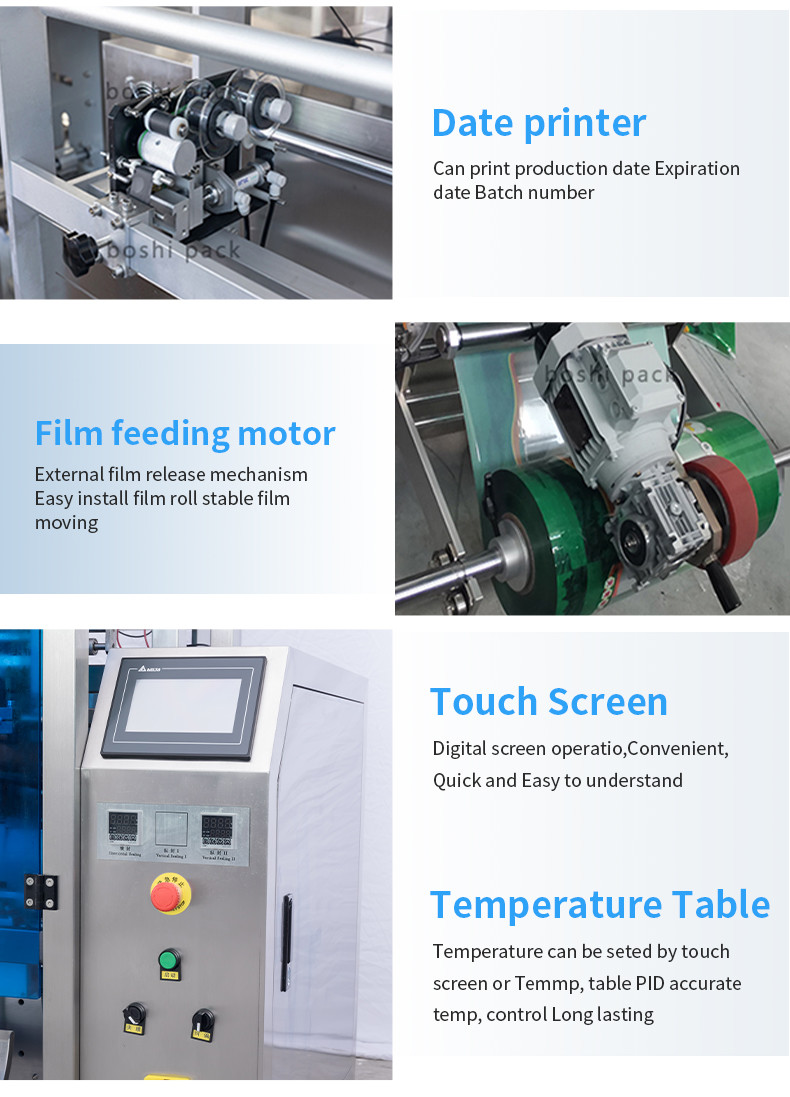 Automatic Volumetric Cup Vertical Form Fill Seal Packing Machine