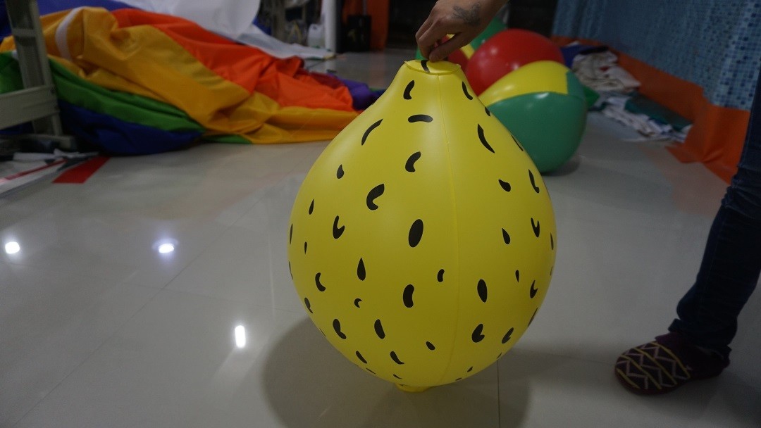Buy cheap Durable Yellow 90cm Lemon Shaped Balloons With Digital Printing product