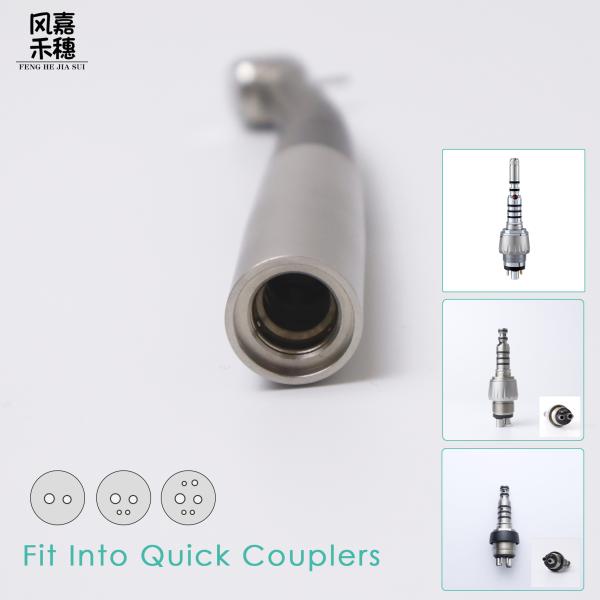 Torque Head SUS 304 Dental High Speed Handpiece Efficient Optical Fiber Push Button