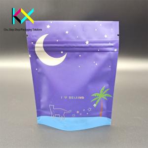 Buy cheap Customizable Sealable Stand Up Plastic Bag Dry Food Nut Packaging Pouch 110um product