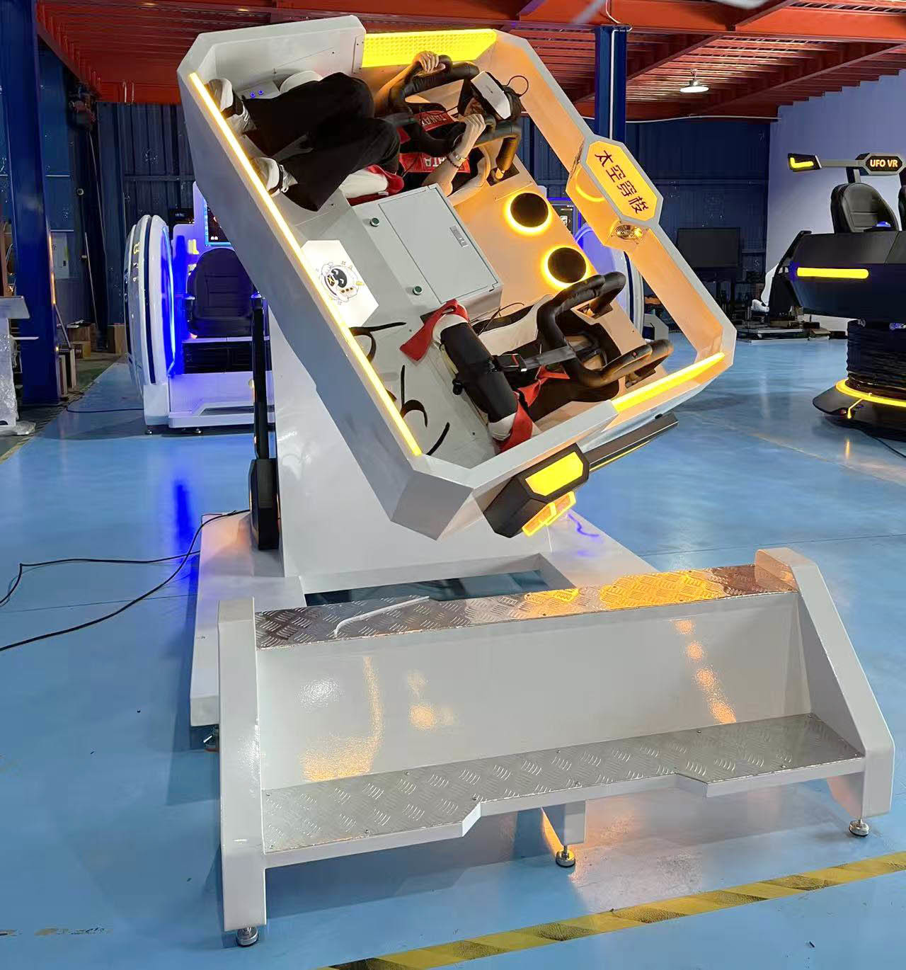 DP VR E3S Vr Glass The Ultimate Virtual Reality Worlds 360 Simulator VR Panda Warrior VR 720 Simulator Chair for Dreamland Exclusive Version VR