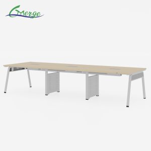 Conference Desk Office Conference Table with Capacity Options in Rectangular
