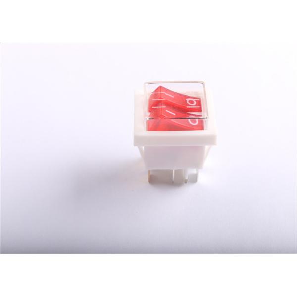 Electronic Control Double Rocker Switch , Juicer Switch With Waterproof Cover