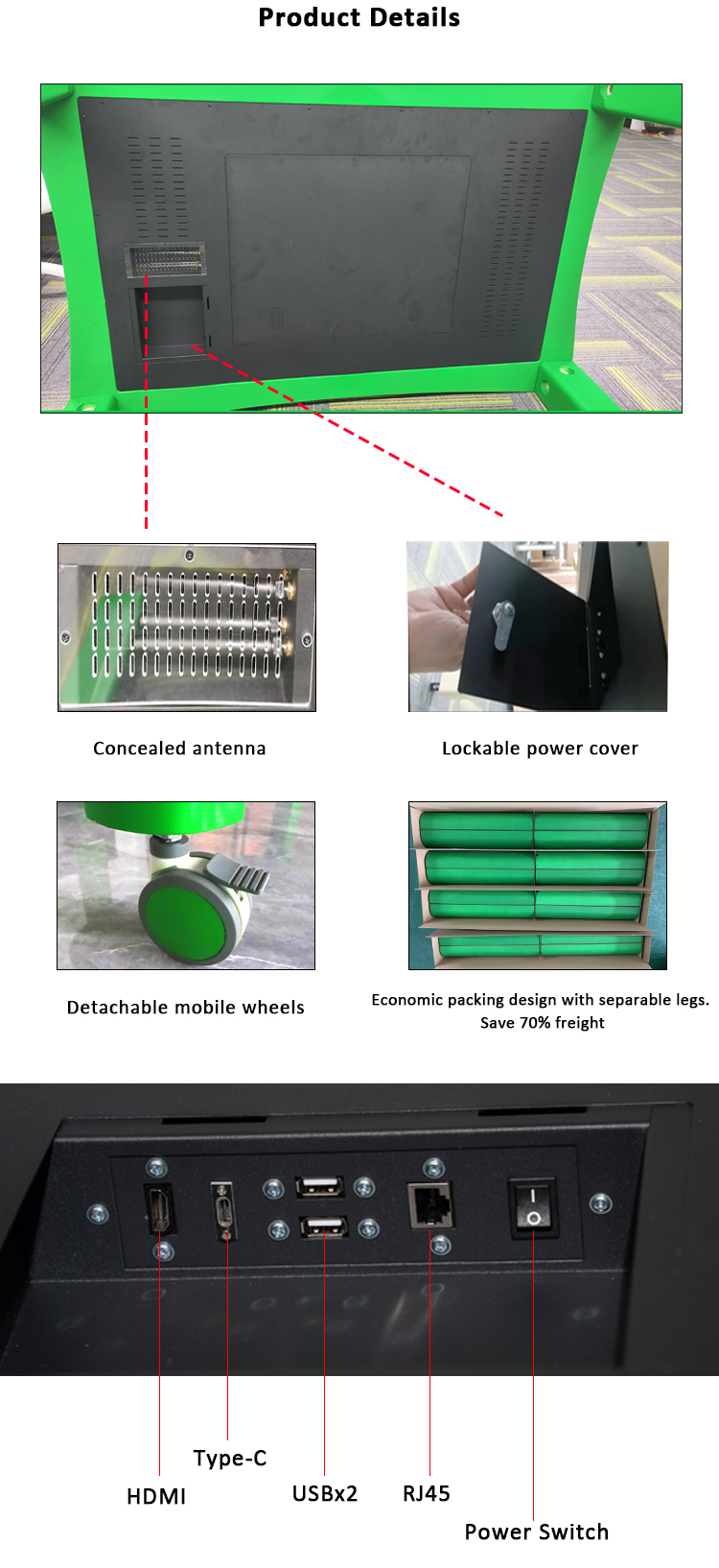 43 Inch Multi Colour Interactive Touch Table with 40 Contact Points and 1 Year Warranty for Education