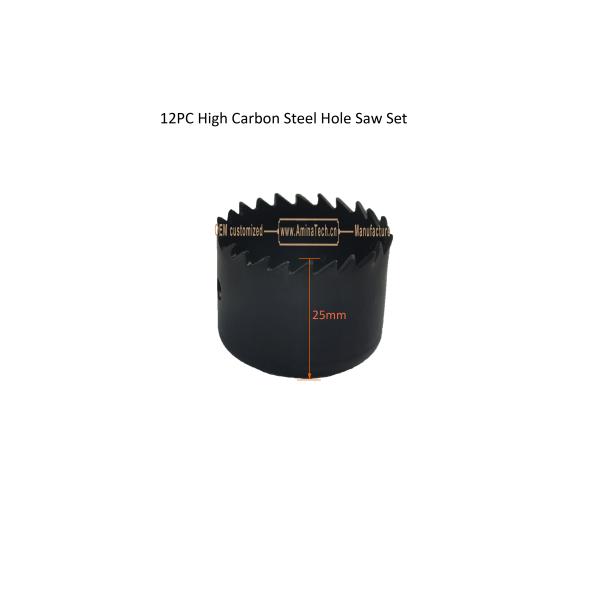 12PC High Carbon Steel Hole Saw Set,Power Tools