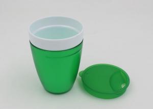 Buy cheap Multi-function Two Cups in One Multi-color Plastic Coffee Cup Water Cup with Lid for Outdoor product