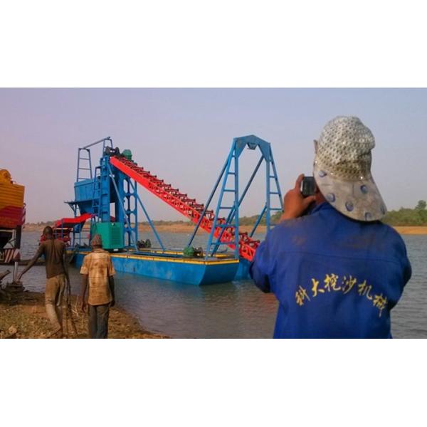 20 Inch Sand Mining Machinery 25m Gold Mining Dredger Pond Dredging Equipment