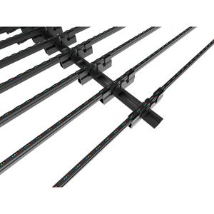 Seamless Connection Flexible Led Curtain Transparent Media Facade Wide Viewing