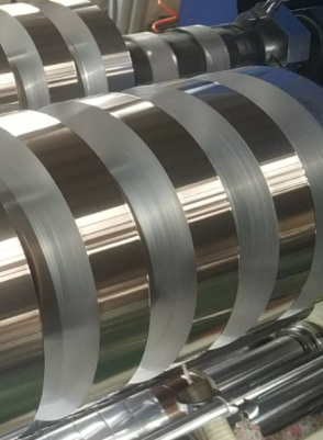 8011 0.2mm Aluminum Foil Jumbo Roll 50mm Silver Food Grade For Air Duct