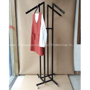 Customized Logo Width 600mm Height 1720mm Clothing Organizer Rack