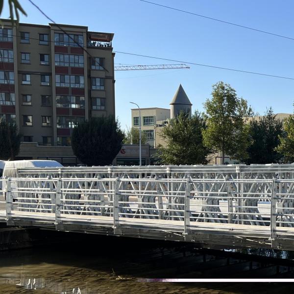 Prefabricated Compact Bailey Bridge / Portable Steel Bridge Light Weight