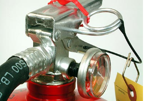 -20 ~ + 60 Temperature Fire Extinguisher Gauge Back Mounting With Accessories