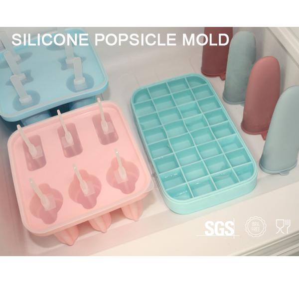 Panton Color Personalised Silicone Molds , BPA Free Popsicle Molds For Family