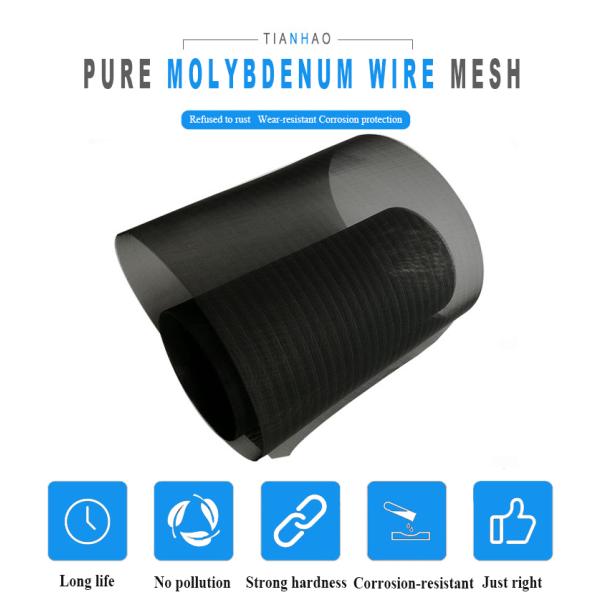 20 40 50 60 100 Mesh Black Molybdenum Wire Mesh for Food