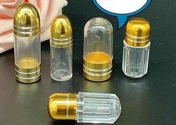 Buy cheap Golden 5g Empty Plastic Pill Capsules ISO9001 Blister Cover product