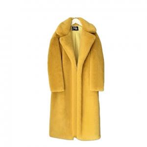 Buy cheap                  2023 Winter Women Coat Luxury Vegan Fur Coat Faux Mink Fur Women Long Faux Fur Coat for Ladies              product