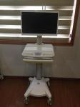 Integrated Computer Trolley Hospital Use Height Adjuatable Movable With Four