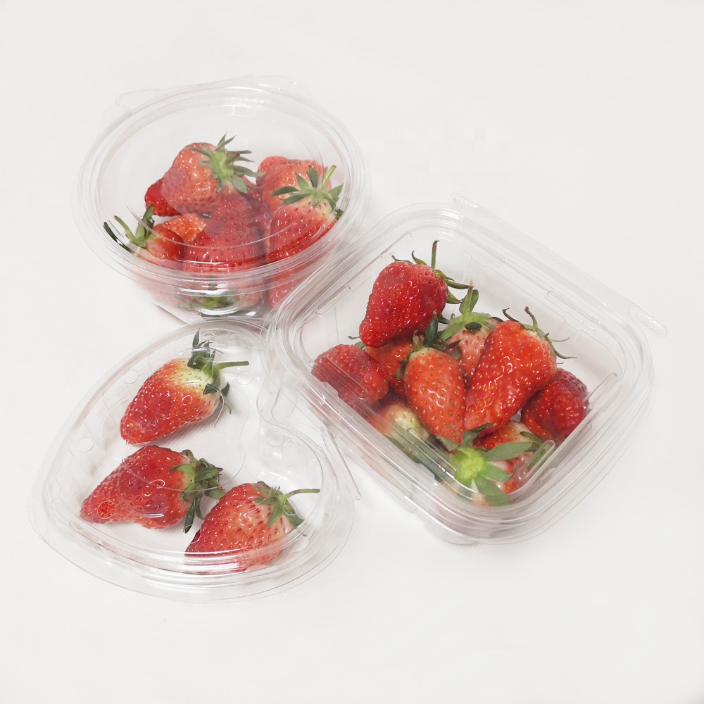 Custom PET Disposable Yogurt Salad Snack Dessert Clear Containers
