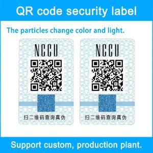 Buy cheap Tamper-evident Sticker Security Tags For Rectangle Products Ensure Product Authenticity product