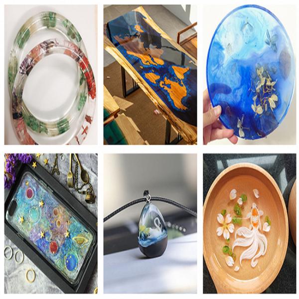Anti Yellowing 1:1 Crystal Clear Epoxy Resin For Art Crafts