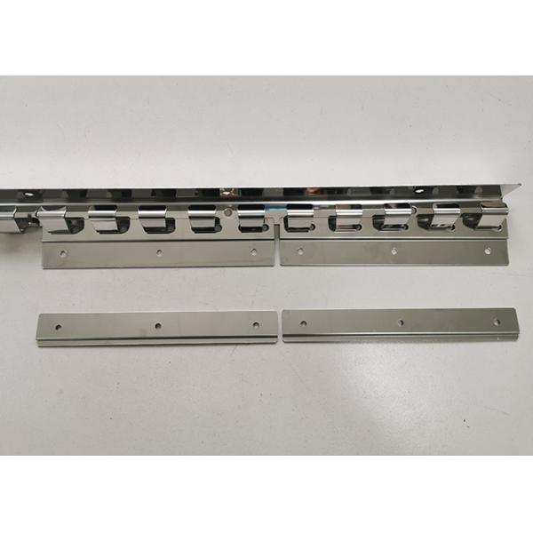 Hook On Hanging System Metal Stamping Parts For Pvc Strip Curtains