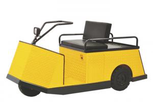 China 500kg Capacity Electric Tow Vehicles , Yellow Electric Cart 24V 210AH​ on sale