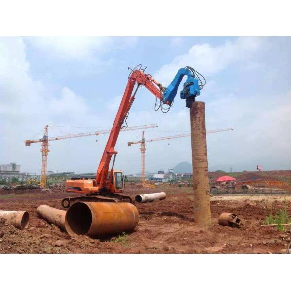 Concrete Pile Casing Steel Sheet Plate Excavator Vibro Hammer
