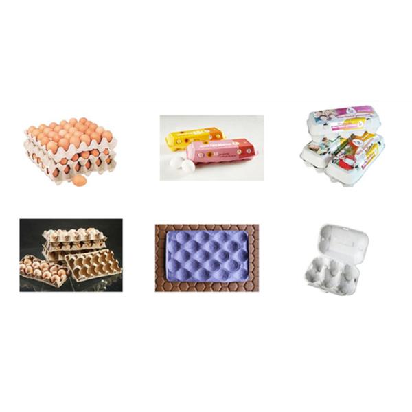 Eco - Friendly Waste Paper Pulp Egg Carton Machine With Dryer / Egg Tray Forming Machine