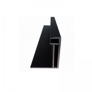 Buy cheap Black Anodizing Aluminium Extrusion Profile For Frameless Solar Panel with CNC Machining product