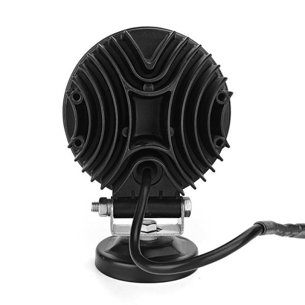 10V - 36V LED Work Light 27W Round Work Lights With HD Camera