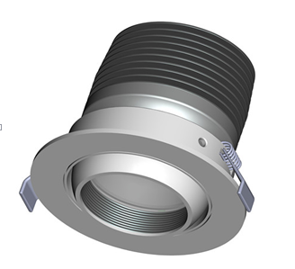 20W Led cob lens ceiling light Led cob with antiglare comb