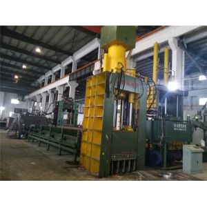 PLC Control Hydraulic Metal Shear Cutter Machine With Operation Room
