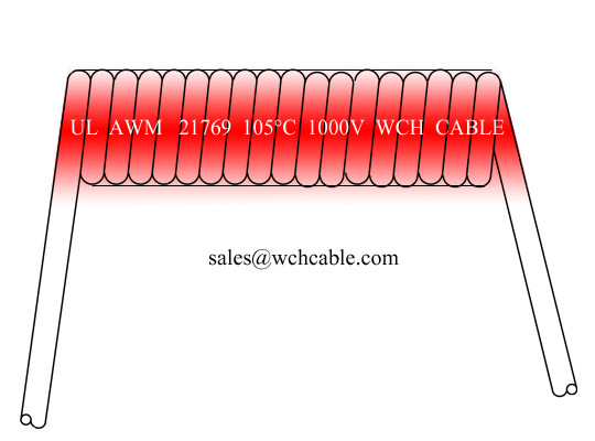 UL21769 Electric Equipment Extendable Curly Cable