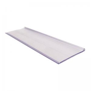 Buy cheap Self Adhesive Clear Plastic Shelf Label Holder For Price Tag Eco Friendly product