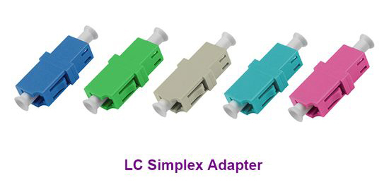 FTTH Network LC APC Simplex Optical Fiber Adapter with High Return Loss, Low Insertion Loss, and Push-and-Pull Structure