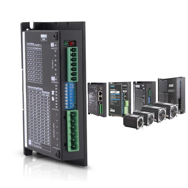 DC 24-60V Closed Loop Stepper Motor Drive 2 Phase Black Color