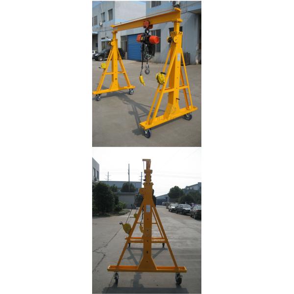 Portable Mini Type Mobile Gantry Crane For Workshops Warehouses